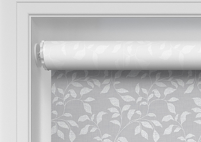 Delicate Foliage, Cloud Grey - Twist&Fit Roller Blind - Image 10